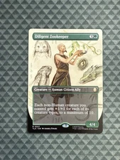 MTG Diligent Zookeeper #0327 Borderless Rare Avatar: The Last Airbender (TLA) 