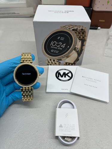 Michael Kors Gen 5E Darci Gold Glitz Smartwatch MKT5127V - NEW OPEN BOX