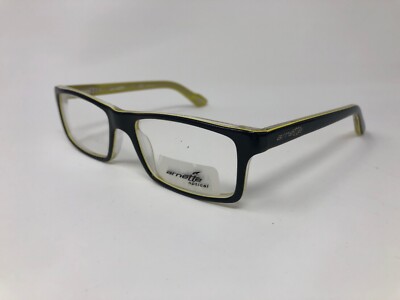 ARNETTE  LOFI  Eyeglasses Frame 7060 1139 49-16-130 Black/Yellow Crystak 8901