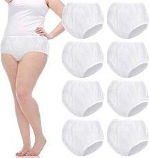 9 Pcs Waterproof Incontinence Underpants Plastic Pull On Cover Pants Leak Proof