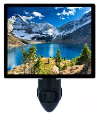 Landscape Decorative Photo Night Light, Mountain Lake