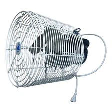 Schaefer GVK12 Standard-Duty Industrial Fan 12" Non-Oscillating, 115/230Vac,