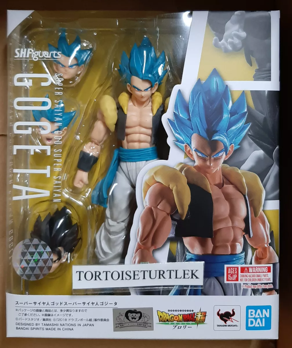 SH Figuarts Dragon Ball Gogeta Super Saiyan God Blue and Broly (Bloly  Fight)