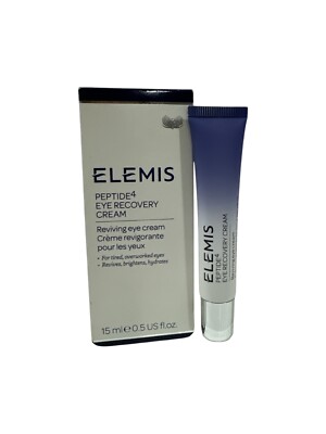 ELEMIS Peptide4 Eye Recovery Cream Reviving Eye Cream 0.5 oz/15mL Full Size NIB