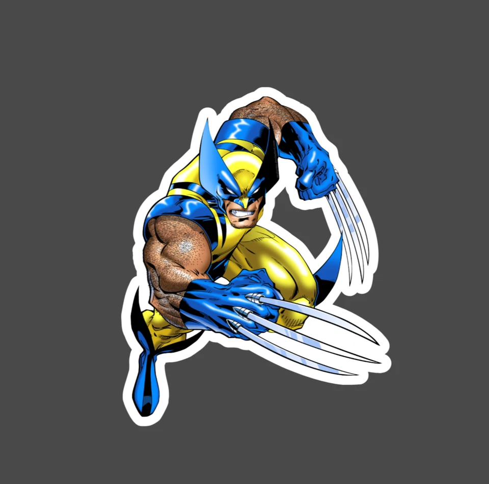 Calcomanía adhesiva X- Men Wolverine Foto 2 de 3