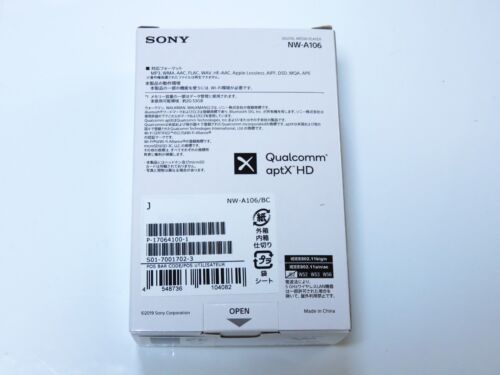 本物保証2023】 ソニー(SONY) NW-A106-B(ブラック) ウォークマンA