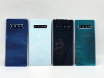 Genuine Samsung Galaxy S10 Plus Battery Cover Back Glass Replacement Pull  Out UK
