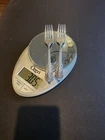 2 GRAND BAROQUE by Wallace Sterling Silver European Salad Forks