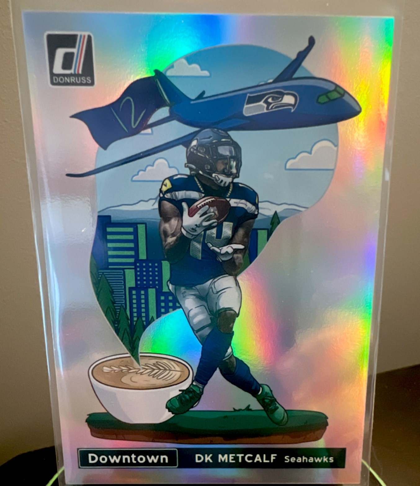Panini 2021 Donruss Downtown DK Metcalf #DT-32 Seattle Seahawks NFL Football