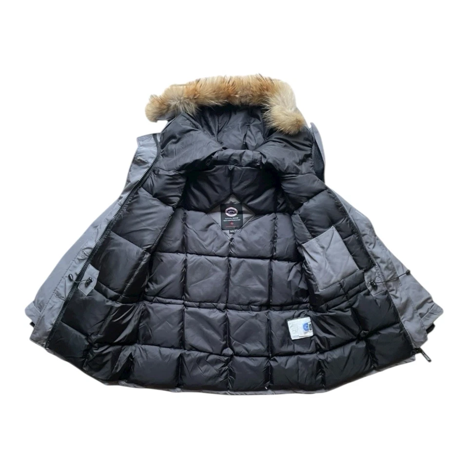 Canada Goose Montebello Parka Grey Woman’s Size XL Authentic No Neck Drawstring - Image 2 of 4