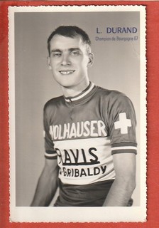 CPA PHOTO   CYCLISME L . DURAND CHAMPION DE BOURGOGNE 1967