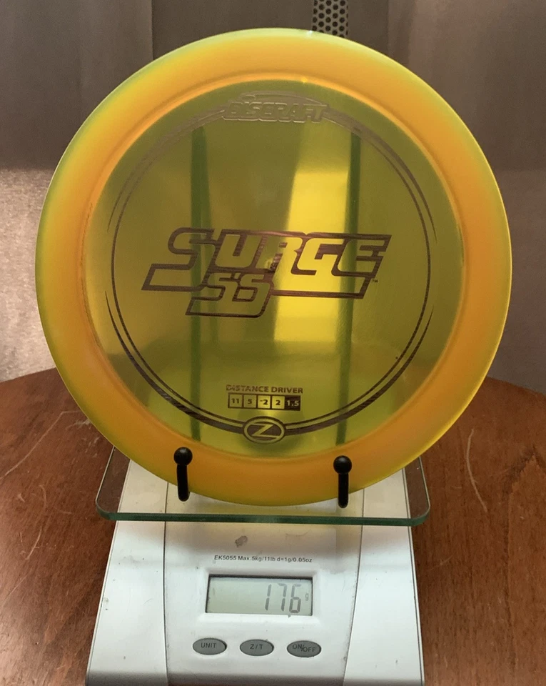 Discraft Z Surge SS Distance Driver light orange 176 Grams - Image 3 of 4