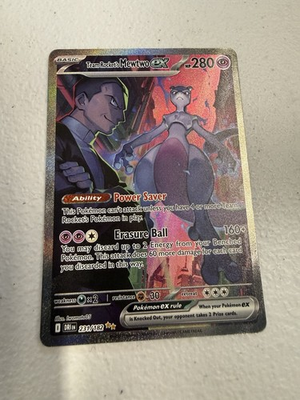 #ad Team Rocket#x27;s Mewtwo ex 231 182 Sv10: Destined Rivals Holo $449.99