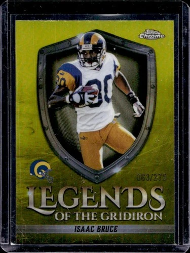 2025 Topps Chrome Isaac Bruce Yellow Refractor (RAW)