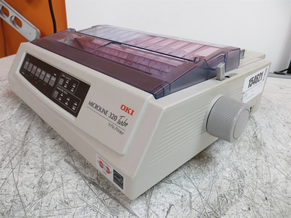 Oki Microline 320 Turbo 9-Pin D22800A Dot Matrix USB Printer - Image 3 of 4