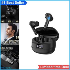 Noise Cancelling Earbuds Bluetooth 5.4 Wireless 40H Playtime IPX5 Waterproof