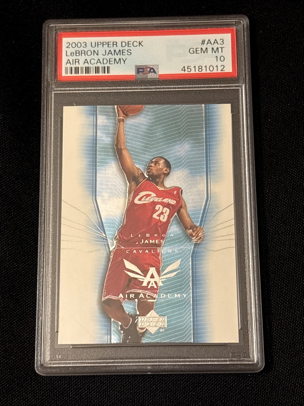 LeBron James 2003 Upper Deck Air Academy #AA3 Rookie Card PSA 10 GEM MT