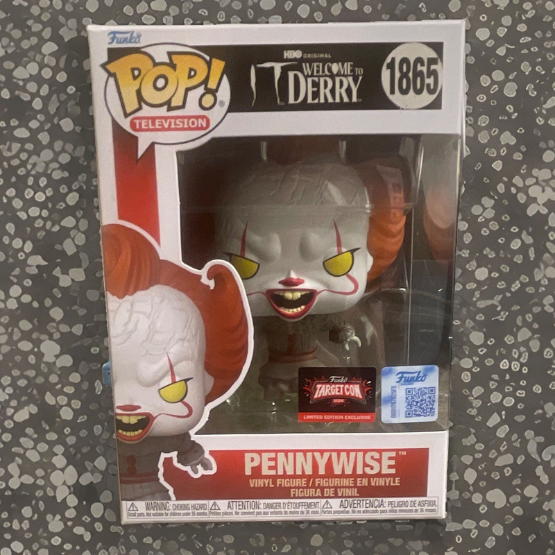 Funko Pop! Television Pennywise #1865 Welcome to Derry TargetCon Exclusive