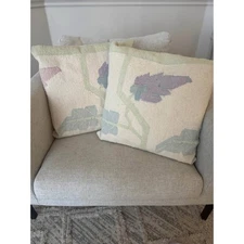 Eastern Accents Vintage 18” Dhurrie Wool Rug Throw Pillows
