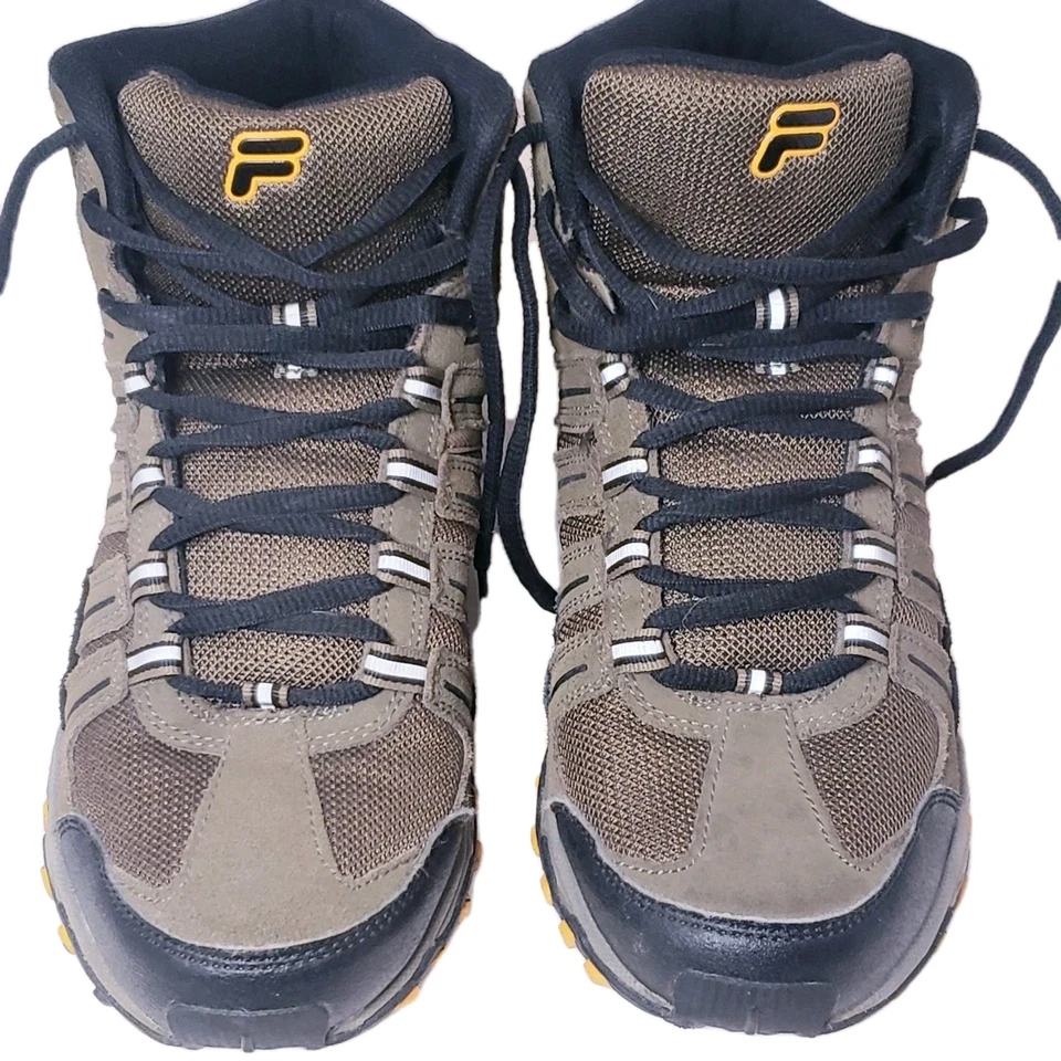 Zapatos de senderismo Fila marrón para hombre talla 7 camping al aire libre equipo de otoño  Foto 2 de 4