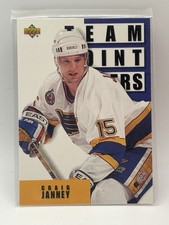 Craig Janney 1993-94 Upper Deck Team Point Leaders #303 St Louis Blues