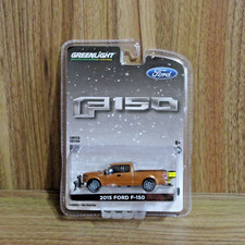 GREENLIGHT  1/64 2015 FORD F-150 SNOW PLOW & SALT SPREADER