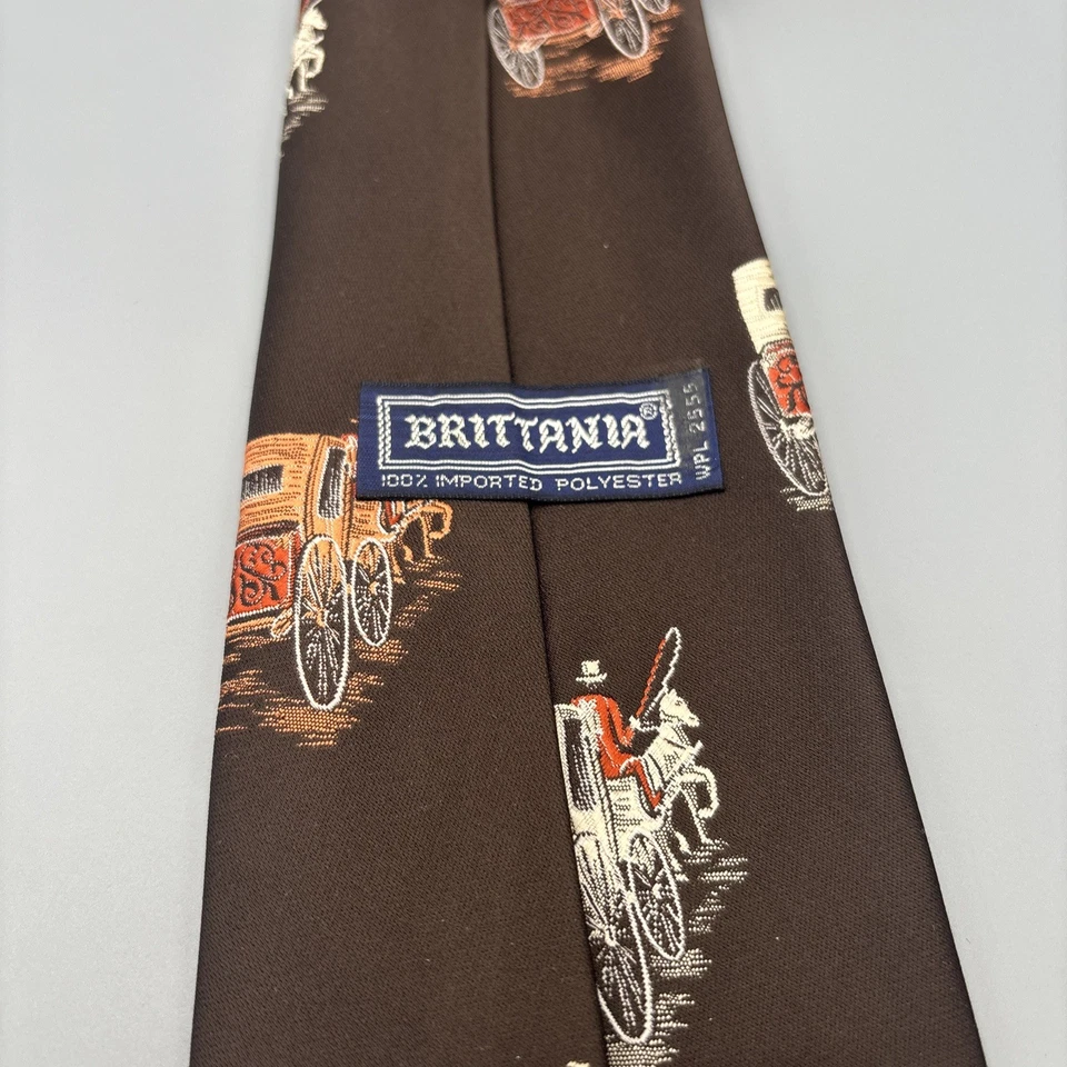 Carro de caballos Britannia Tie Western Southwestern vintage Foto 2 de 2