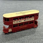 Lesney Matchbox Tram London Transport #3 News Of The World Trolley Vintage Toy