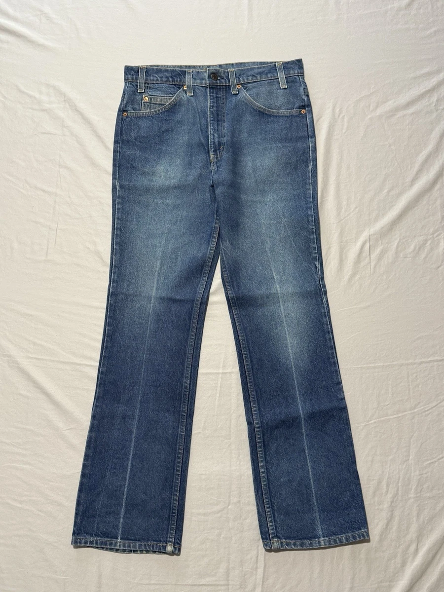 パンツ 80s vintage Levi's517 flare denim42talon Vintage 80s Orange