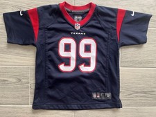 Nike Houston Texans Football Jersey Youth Medium Navy Blue NFL Nike JJ Watt 99
