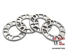 Universal Wheel Spacers Fit Most 4  5 Lug Vehicles, 1/2 Inch 12mm 