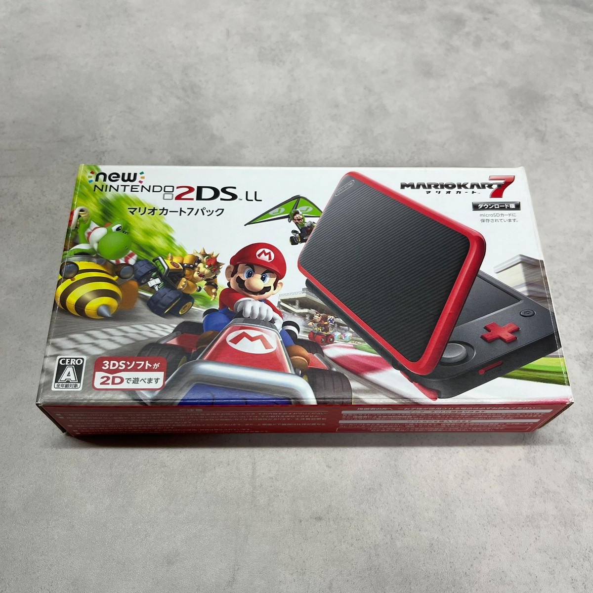 Nintendo 2DS XL Mario Kart 7 Edition Console - Black/Turquoise for