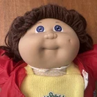 Vintage Cabbage Patch Kids Doll 1983 Coleco Soft Body Girl - Brn Hair