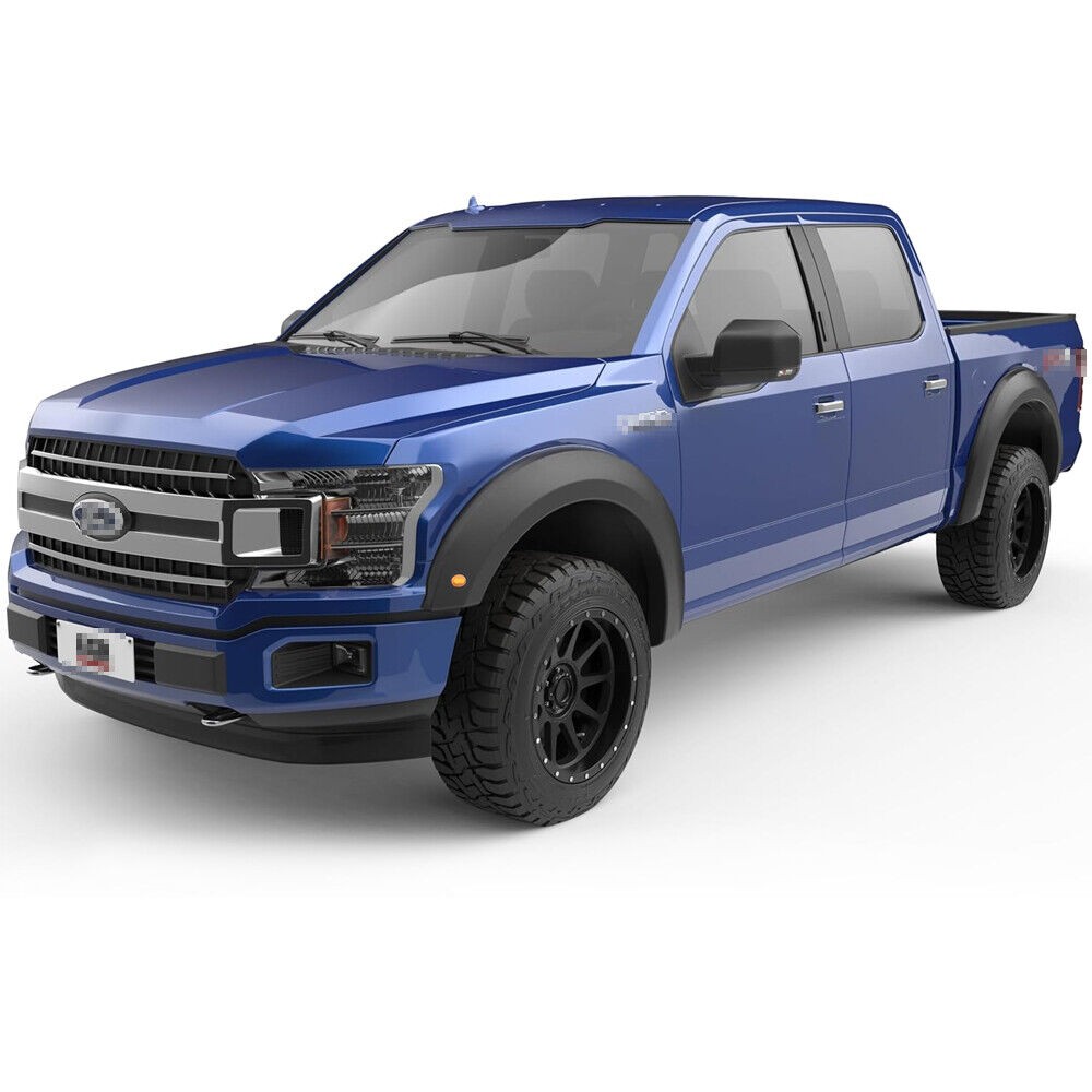 Fender Flares Fits 2015-2017 Ford F150 Styleside w/ LED Light Raptor Style 4pcs