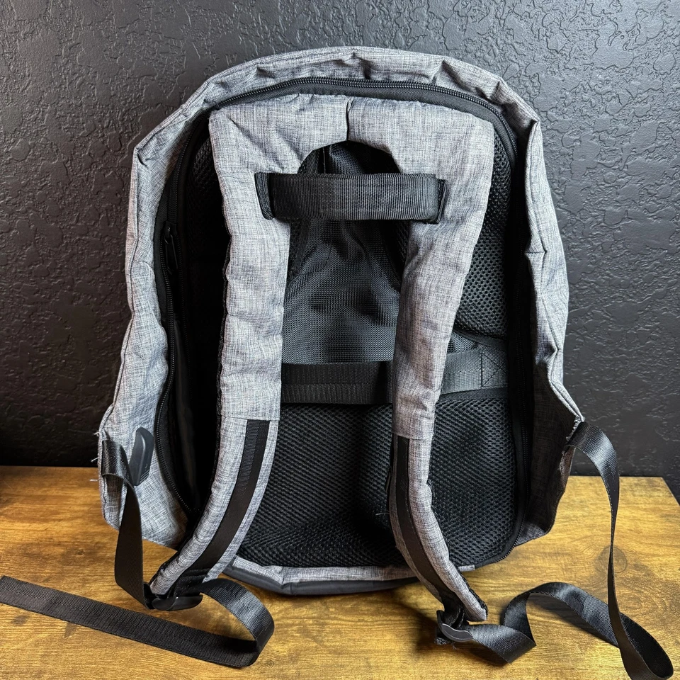 Mochila de Equitación MotoGP Gris Negra Viaje Bobby Original Racing Logo Reflectante Foto 2 de 4