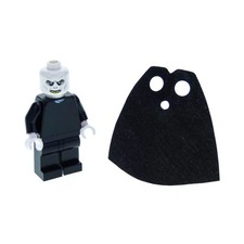 1x Lego minifigure Harry Potter Voldemort nero verde 4842 4865 973pb0738 hp098
