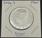 2025 S SILVER PROOF Kennedy Half Dollar 99.9% Silver Gem Proof