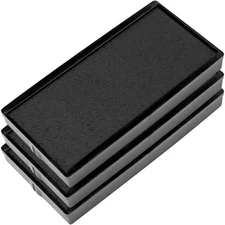 Black Replacement Pad E/40 for 2000 Plus Printer 40 Stamp 3-Pack Refills