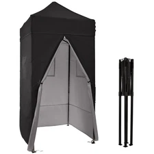 Pop Up Changing Tent - 46.5” Steel Frame Canopy Sun Shelter Pool Cabana,