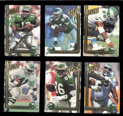1991 AP Philadelphia Eagles Set RANDALL CUNNINGHAM REGGIE WHITE JEROME BROWN