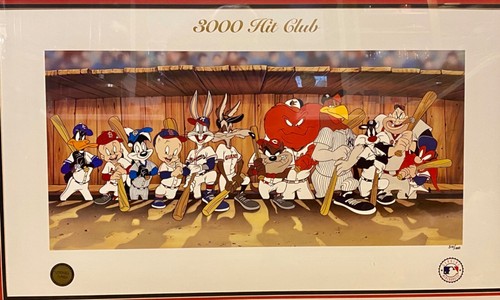 Looney Tunes 3000 Hit Club Litho 310/1000 Framed 41.75" x 28.50" - Picture 2 of 12