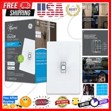 GE Wi-Fi Smart Light Switch with 3-Way Circuit Support - Energy Saving Solutions