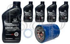Genuine Full Synthetic Honda engine oil change kit for 2025 Honda HR-V 2.0L L4