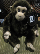 FAO SCHWARZ PLUSH TOY MONKEY CHIMPANZEE With TAGS