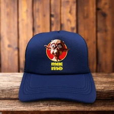 Mac And Me Unisex Trucker Hat Navy Snapback 80s Sci-Fi Retro Baseball Cap