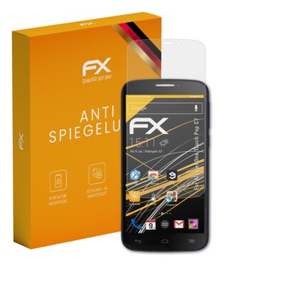atFoliX 3x Displayfolie für Alcatel One Touch Pop C7 Schutzfolie matt&stoßfest