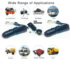 (3) Fused 12V Male Car Cigarette Lighter Plug Socket Connector Same Day Shipping