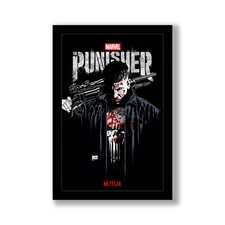 THE PUNISHER - 11x17 Framed Movie Poster by Wallspace