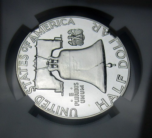 1963 Franklin 90 % Silver Half Dollar NGC Proof PF 68 Cameo Signed by David Motl - Picture 8 of 11
