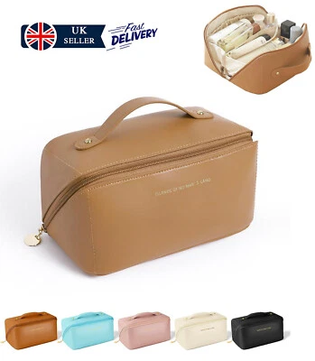 Große Kapazität Toilettenartikel Kosmetik Aufbewahrung Organizer Reise Make-up Etuis & Tasche-YD